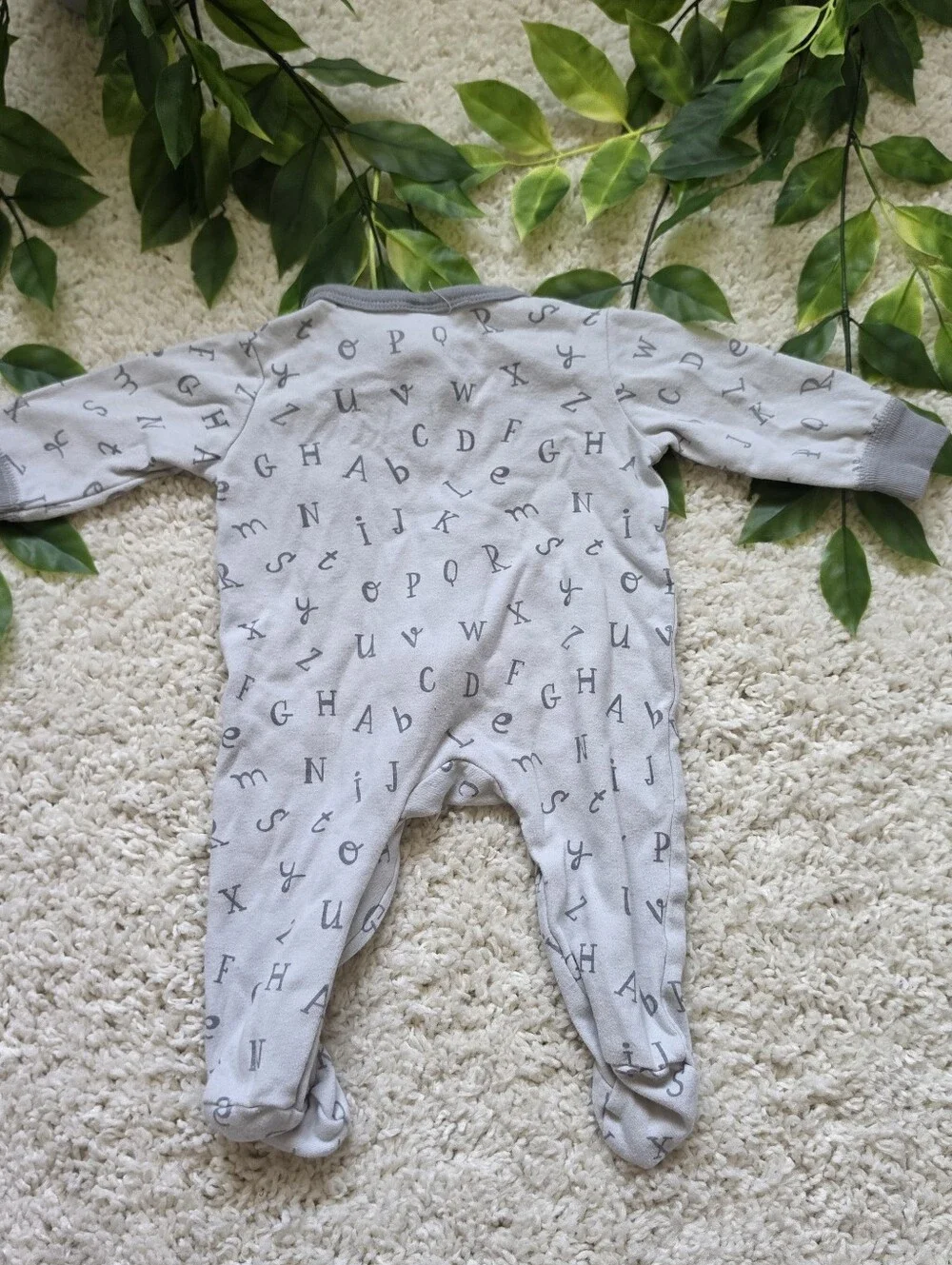 Baby Boy Alphabet Sleeper (0-3 Months)